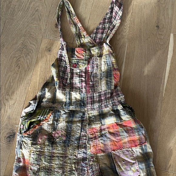 Magnolia Pearl Artisan Patched Overalls - Picture 8 of 15